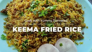 Keema Fried Rice  Delicious mutton rice  Quick amp easy keema recipe  Fried rice with mutton [upl. by Arac111]