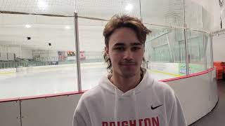 Brighton Hockeys Levi Pennala talks about the upcoming Trenton Showcase and more [upl. by Shipley348]