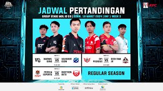 🔴LIVE  MDL ID S9  Regular Season  Hari 1 Minggu 3 [upl. by Ardnaek]