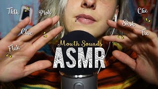 ASMR Français  Mouth Sounds Onomatopées quotTap Plok Clac Sksk Tktk quot [upl. by Layol]