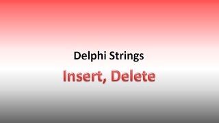 Delphi Strings3 [upl. by Nwahsaj]