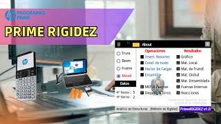 PrimeRIGIDEZ SOLUCIÓN DE PÓRTICO POR MÉTODO MATRICIAL HP PRIME [upl. by Tawsha805]