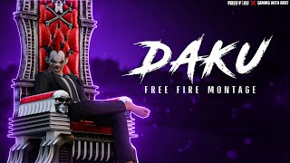 Daku Free Fire Tiktok Remix Montage  Daku Song Montage By DigitalIncomeHacks [upl. by Melody]