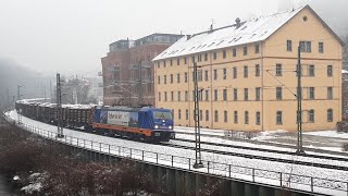 Frohes Neues  2021  erster Schnee im quotPlauenschen Grundquot bei Dresden  Modellbahnszenen [upl. by Ody172]