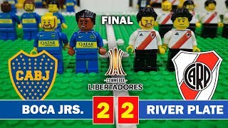 Boca juniors 2  2 River Plate  Final Copa Libertadores  Fútbol LEGO  Resumen y Goles 11112018 [upl. by Idak148]