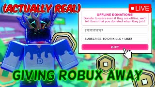 🔴 PLS DONATE DONATING TO VIEWERS🔴 LIVE🔴  PLS DONATE LIVE  ROBUX GIVEAWAY💰 ACTUALLY REAL [upl. by Airetnahs]