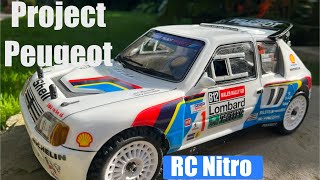 Project Peugeot 205 T16 Nitro RC Rally car Part 1 Build Project [upl. by Darbie]