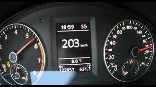 Scirocco 20 TSI 0200kmh acceleration Launch Control [upl. by Ennaeilsel942]