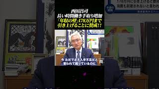 長時間働き手取り増加！「年収の壁」178万円まで引き上げることに賛成！！ 西田昌司 103万円の壁 国民民主党 [upl. by Shelli237]