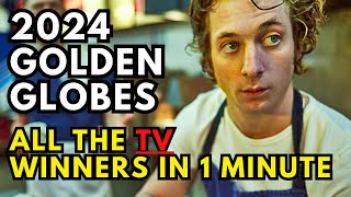 GOLDEN GLOBES 2024 All the TV Winners in 1 Minute [upl. by Victoria153]