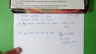 Q8 Ex71 Chapter7 Comparing Quantities  New Ncert Maths Class 7 [upl. by Eldwin]