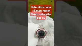 Batu black sapir batuakik batupermata modelcincin [upl. by Hgalehs]