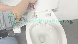 premium non electric bidet toilet seat attachment install guide [upl. by Engleman]