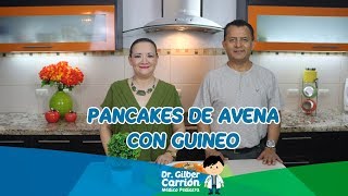 Pancakes de avena con guineo  A partir del 1 año de edad [upl. by Roseann893]