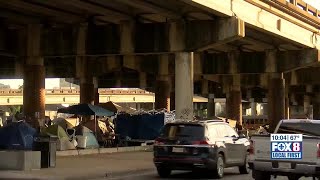 30 housed as Tchoupitoulas amp Calliope homeless camp cleared by city crews [upl. by Jahdol]