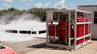 CAFS Compressed Air Foam Heliport Fire Fighting Unit SelfContained 450 Gallon [upl. by Descombes146]