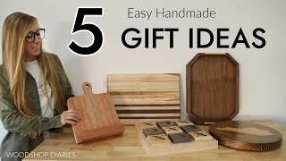 5 Handmade Woodworking Gift Ideas to Make amp Give This Season [upl. by Reinar906]