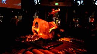 Saddle Ranch LA bull riding [upl. by Newnorb]