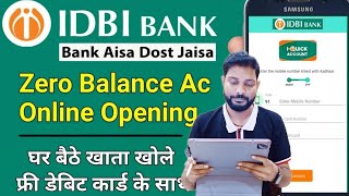 Idbi Bank Saving Account Opening 2024  How to Open Online IDBI Bank Savings Account hindi [upl. by Runkel]