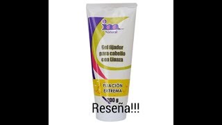 Gel Fijador para Cabello con Linaza marca IM Natural Reseña [upl. by Ailem]