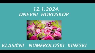 Jasminka HolclajtnerRoyal Astro Studio Dnevni horoskop za 1212024 [upl. by Rawdon]