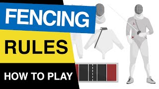 🤺 Rules of Fencing  How to Play Fencing Game  Fencing Rules and Regulations Explained [upl. by Sedecram745]