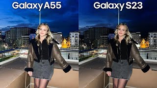 Samsung Galaxy A55 VS Galaxy S23 Camera Test Comparison [upl. by Aisilef982]