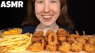 ASMR FRIED SHRIMP MUKBANG No Talking EATING SOUNDS [upl. by Terza]