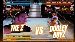 The Z vs The Dudley Boyz zremastered wwfsmackdown ps1 [upl. by Adnyl576]