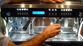 wega polaris coffee machine programming [upl. by Nylarej]