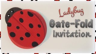 Ladybug GateFold Invitation [upl. by Hughmanick]