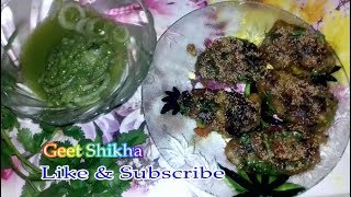 Hariyale Kababgeetshikhacutlets recipe [upl. by Atteniuq]