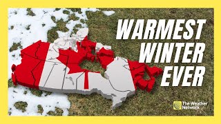 This Winter Was by Far the Warmest on Record in Canada [upl. by Whallon]