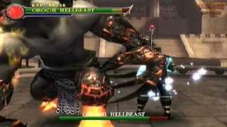 Orochi Hellbeast vs Shang Tsung Bosses Fixed Codes Ps2 Mortal Kombat Shaolin Monks [upl. by Latsirk450]