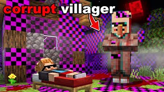 I Made A Corruption Villager To Scare My Friends [upl. by Netsirhc750]