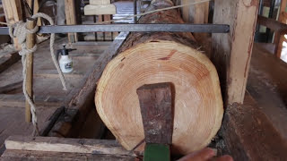 How A Wind Powered Sawmill Works AMAZING [upl. by Camella]