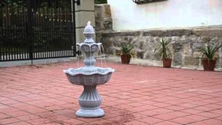 Stilista® Steinoptik Gartenbrunnen Modell ATHENE [upl. by Best]