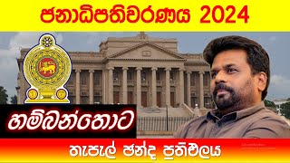 ජනාධිපතිවරණය 2024  Hambanthota District Postal Vote Results  Presidential Election 2024 Results [upl. by Bashemath]