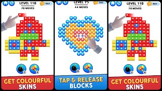 Tap Block Away 3D Cube Puzzle Gameplay Android Mobile [upl. by Ardnekan]