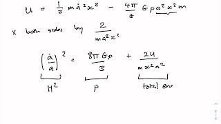 22 The Friedman equation [upl. by Gweneth]