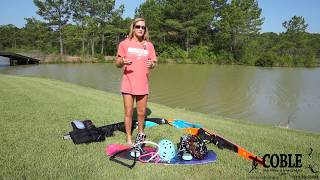 Learn to Water Ski and Wakeboard with April Coble Eller Instructional video [upl. by Siuqram]