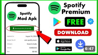 Top 3 Premium Applicaltion  Spotify premium apk [upl. by Oirrad]