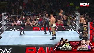 The Miz amp RTruth Vs Austin Theory amp Grayson Waller Parte 1  WWE Raw 05082024 En Español [upl. by Lucie]