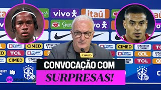 ENDRICK E NEYMAR FORA DA LISTA CONFIRA A CONVOCAÇÃO E A COLETIVA DO TÉCNICO DORIVAL JR [upl. by Ardaed]