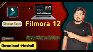 How to Download and install Wondershare Filmora 12 in Laptop Pc Best Video Editing Software for PC [upl. by Michell]