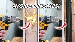 STOP Drilling And Nailing Blindly In Drywall And Studs  Learn A Better And SAFER Way As A DIYer [upl. by Hoashis]