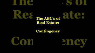 ABC’s of Real Estate Contingency yourbillestateagent abc c21 c21connectrealty contingency [upl. by Eidoj]