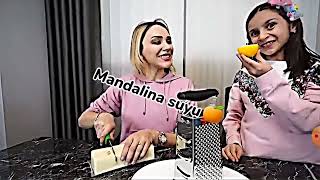 Mandalina suyu🤭🤭 RukiyeCetinkaya PrensesLinaTv [upl. by Drofla]