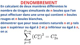 DENOMBREMENT UTILISATION DES COMBINAISONS [upl. by Enyluqcaj844]