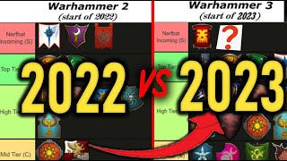 TIER Comparison 20222023  Mortal vs Immortal Empires Every Race Total Warhammer Faction TierList [upl. by Annazus]